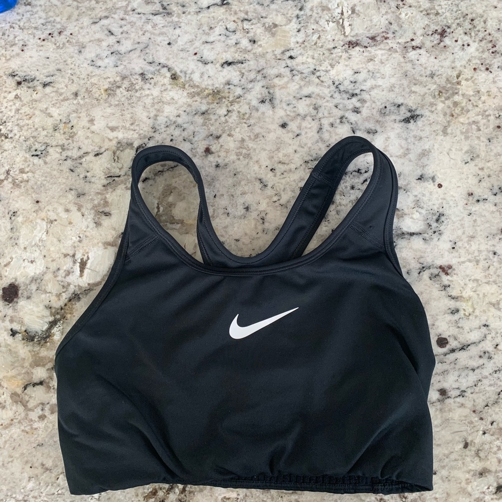 Nike black Sportsbra, medium